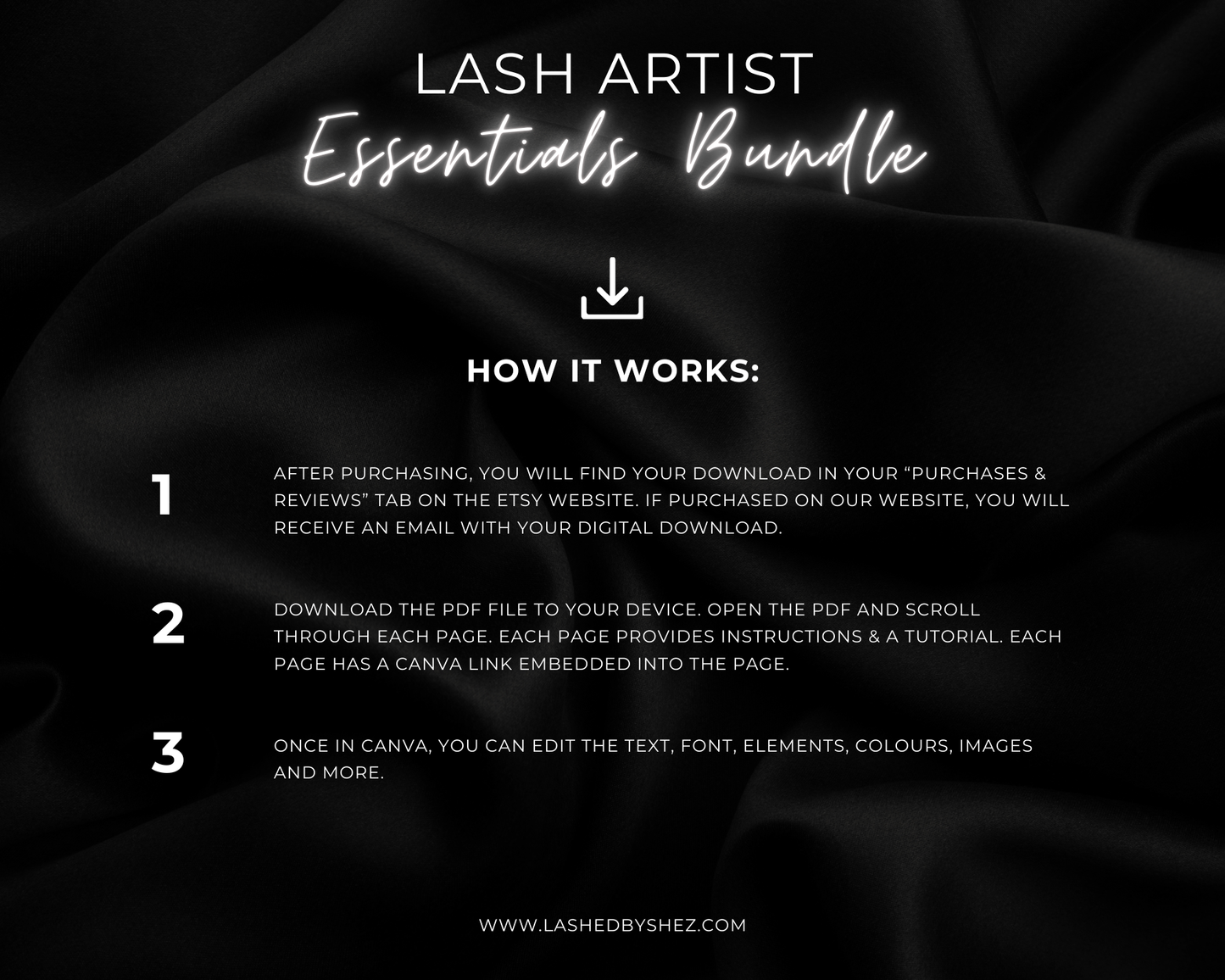 Lash Artist Essentials Bundle - Canva Templates