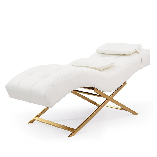 Curved Vinyl Beauty Bed