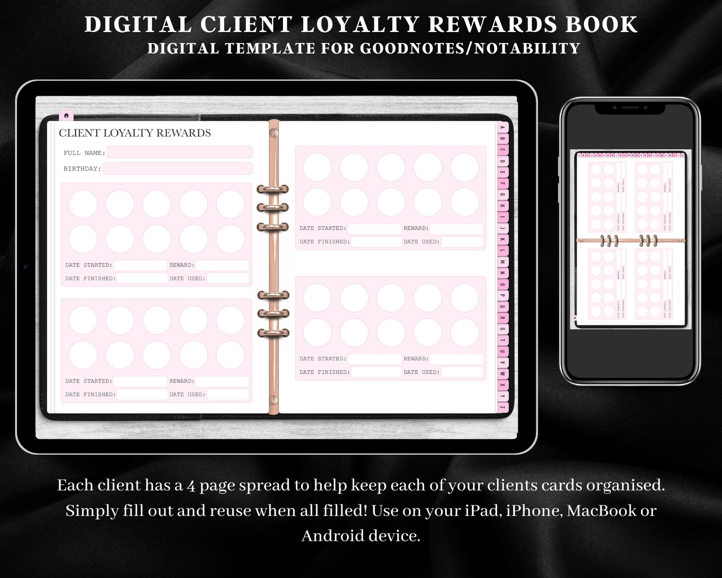 DIGITAL Client Loyalty Rewards Book