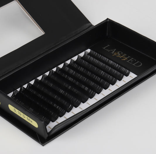 Premium Silk Classic Lashes - D Curl Mixed Tray - 0.10 & 0.15