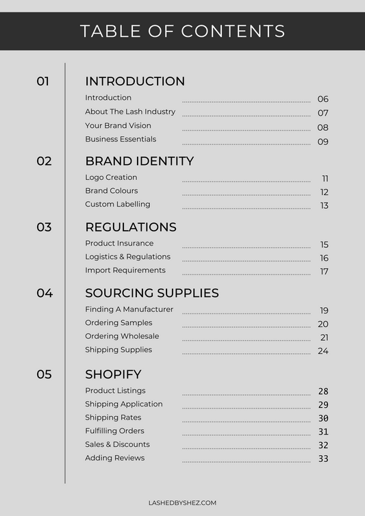 How To Build A Successful Lash Supply Business - Ebook