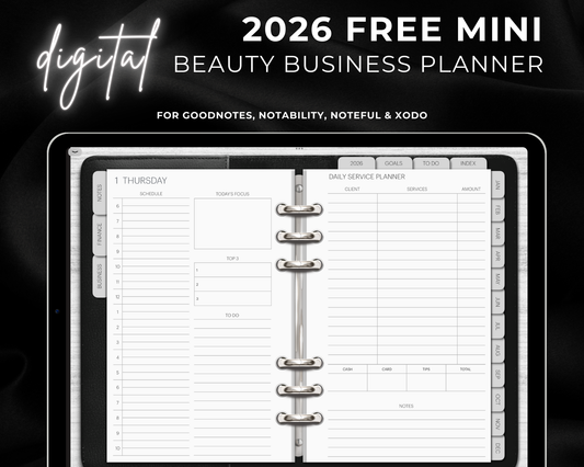 2026 Mini Business Planner