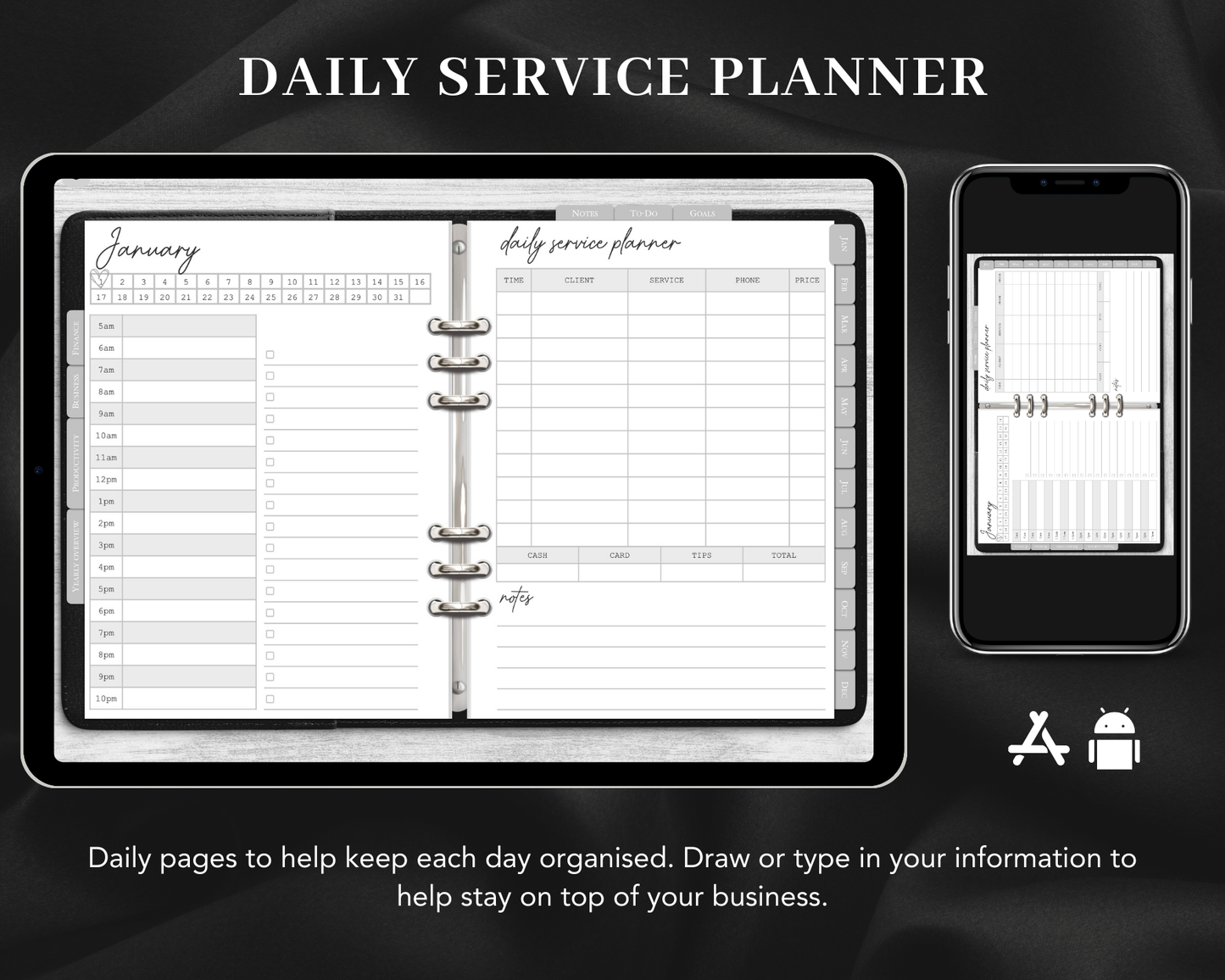 2025 DIGITAL Beauty Business Planner