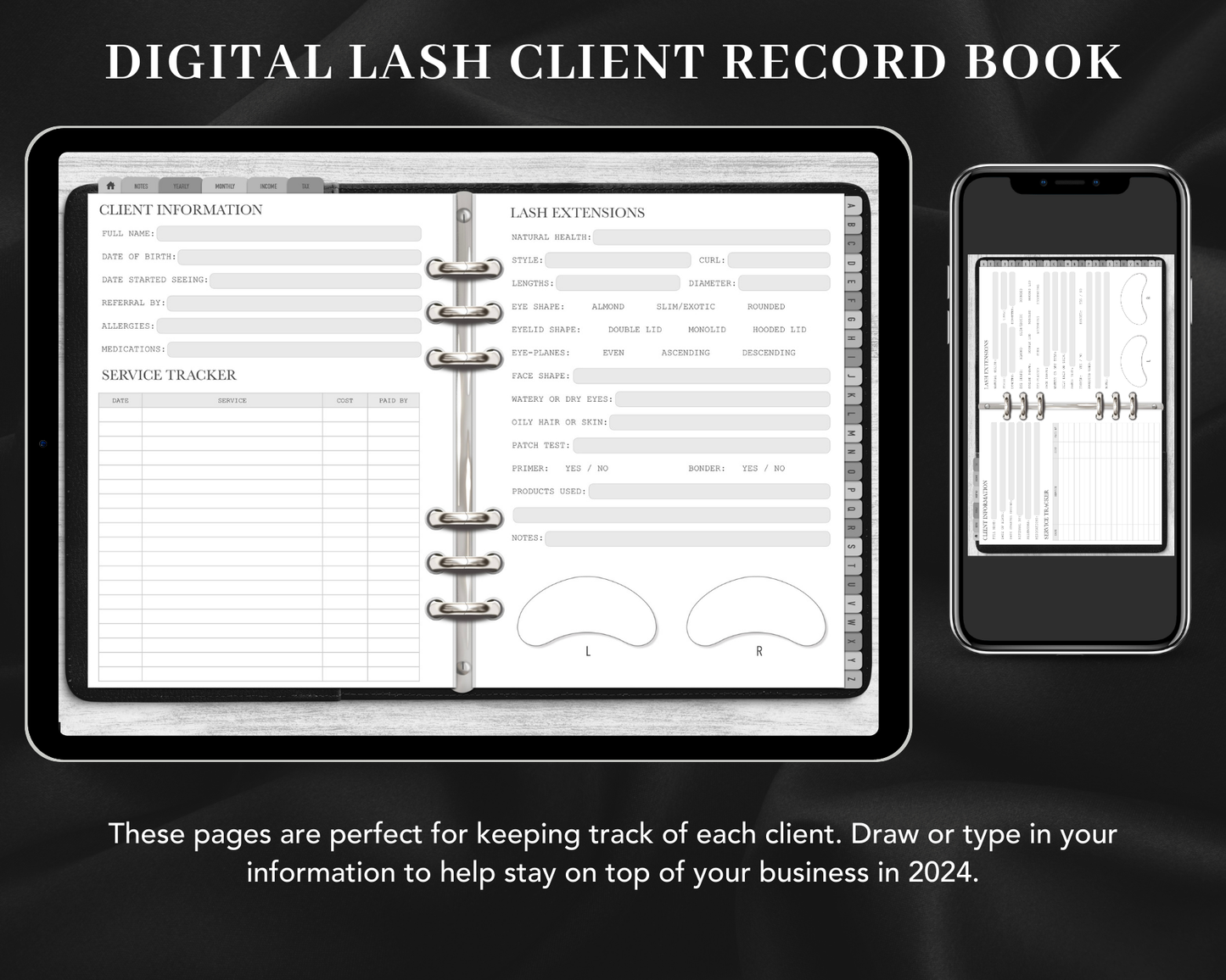 2025 DIGITAL Basic Lash Tech Business Bundle