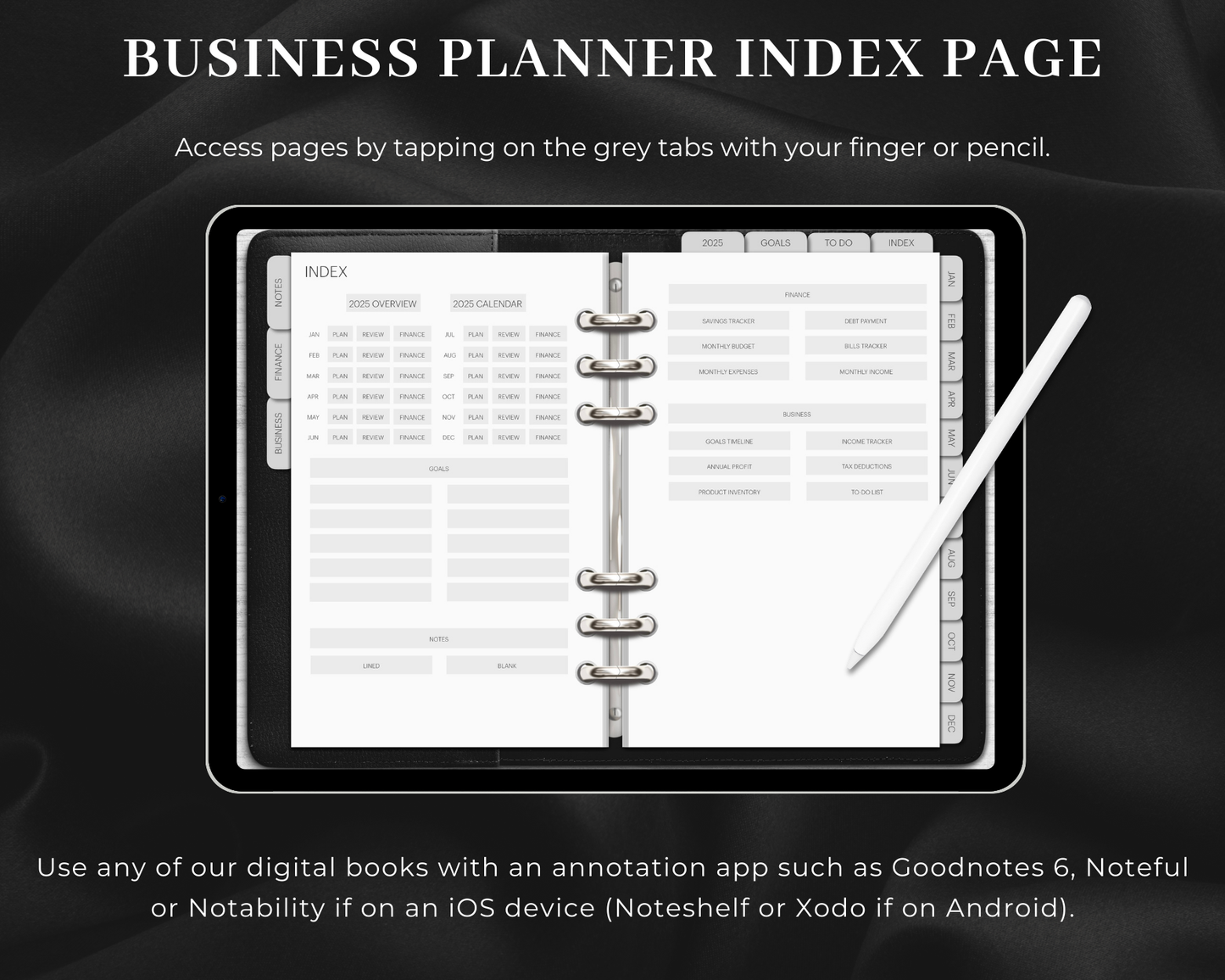 2025 DIGITAL Business, Personal & Service Planner