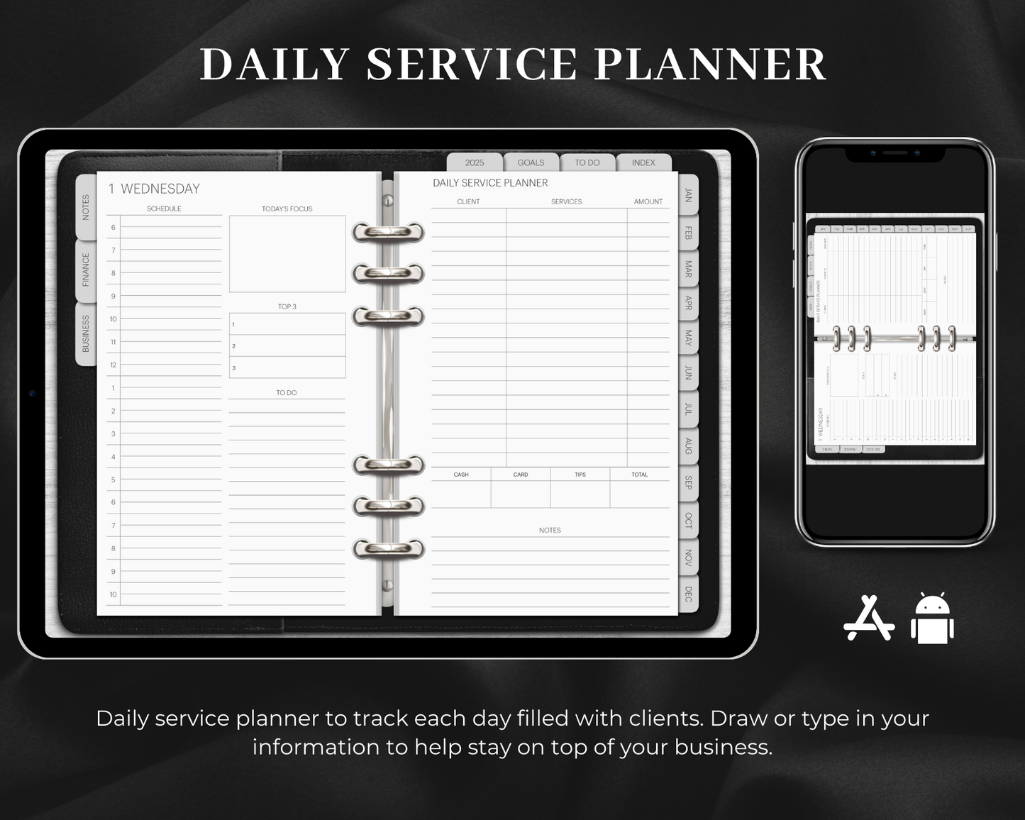 2025 DIGITAL Business, Personal & Service Planner