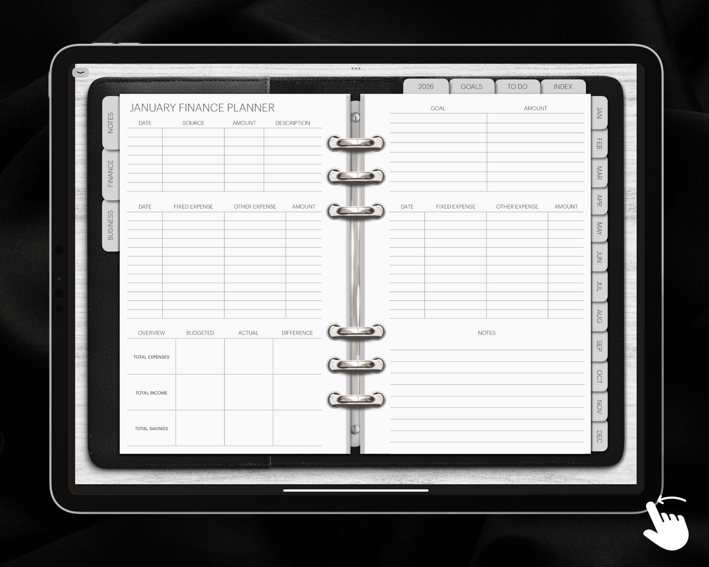 2026 DIGITAL Beauty Business Planner