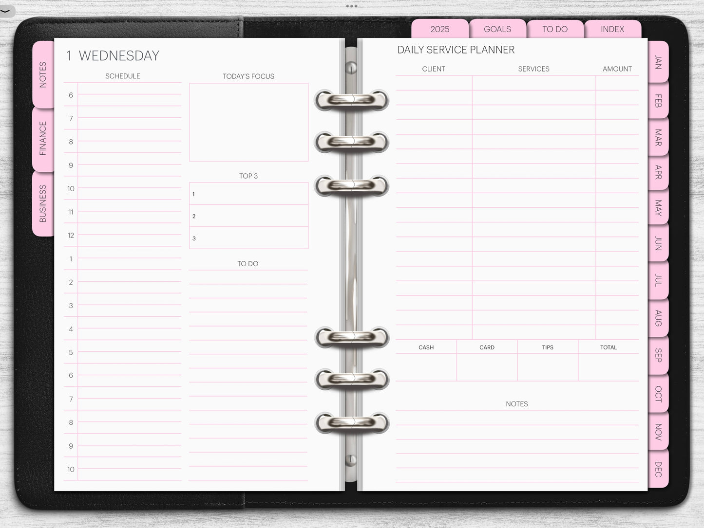 2025 DIGITAL Business, Personal & Service Planner