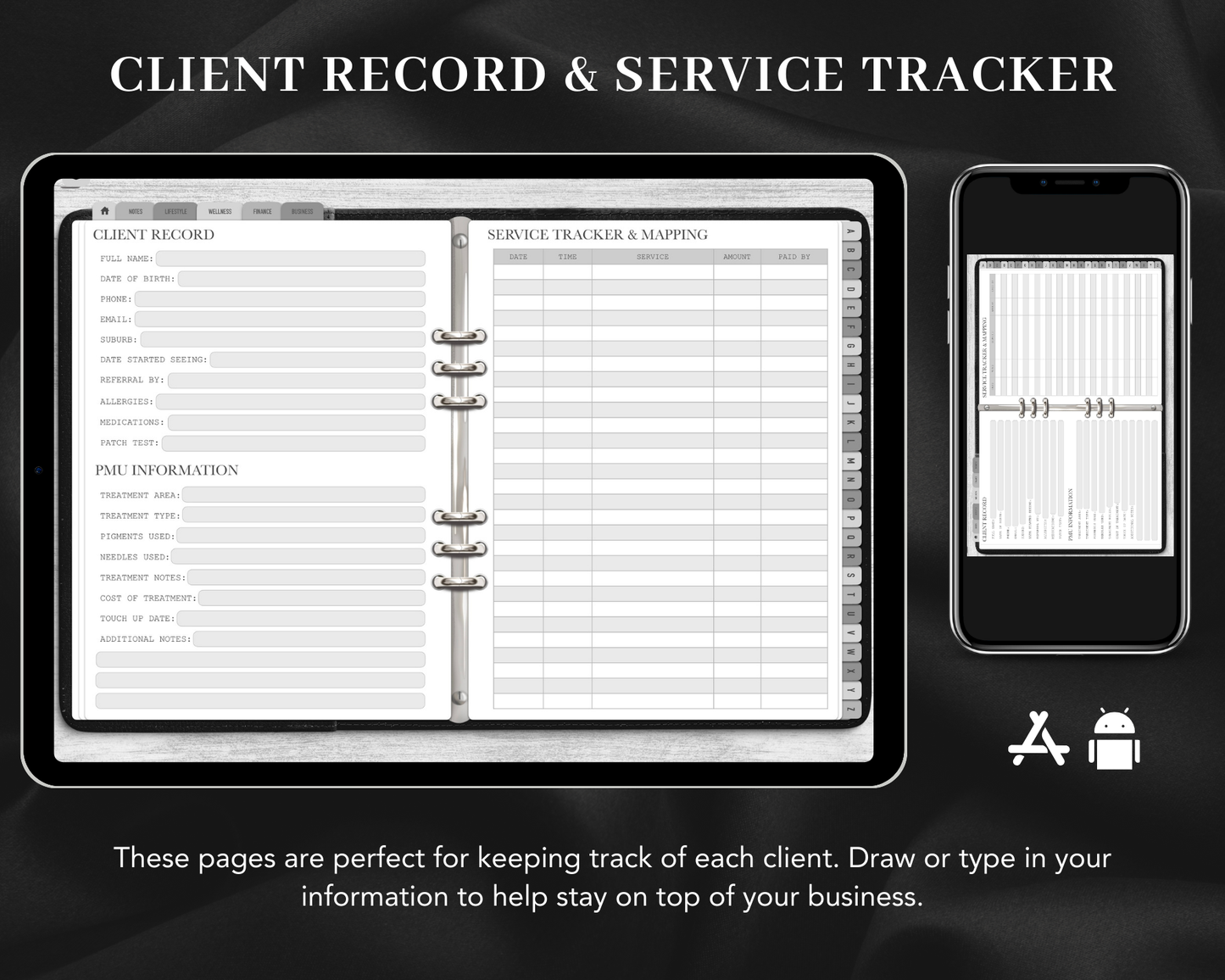 DIGITAL Ultimate PMU Client Record Book