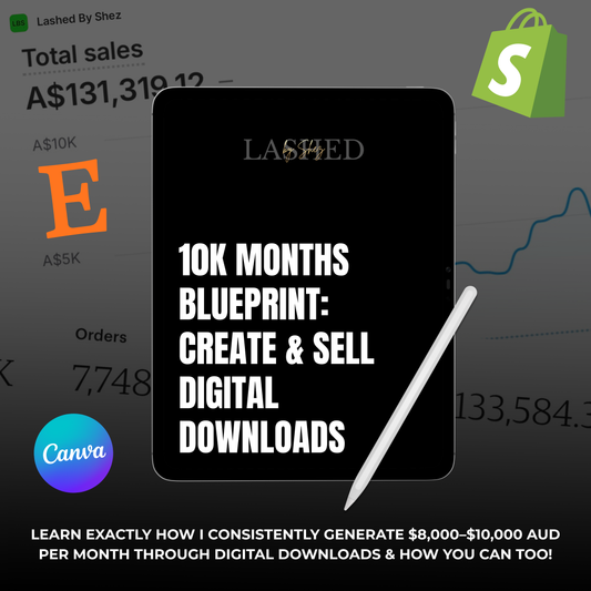10K MONTHS BLUEPRINT: CREATE & SELL DIGITAL DOWNLOADS