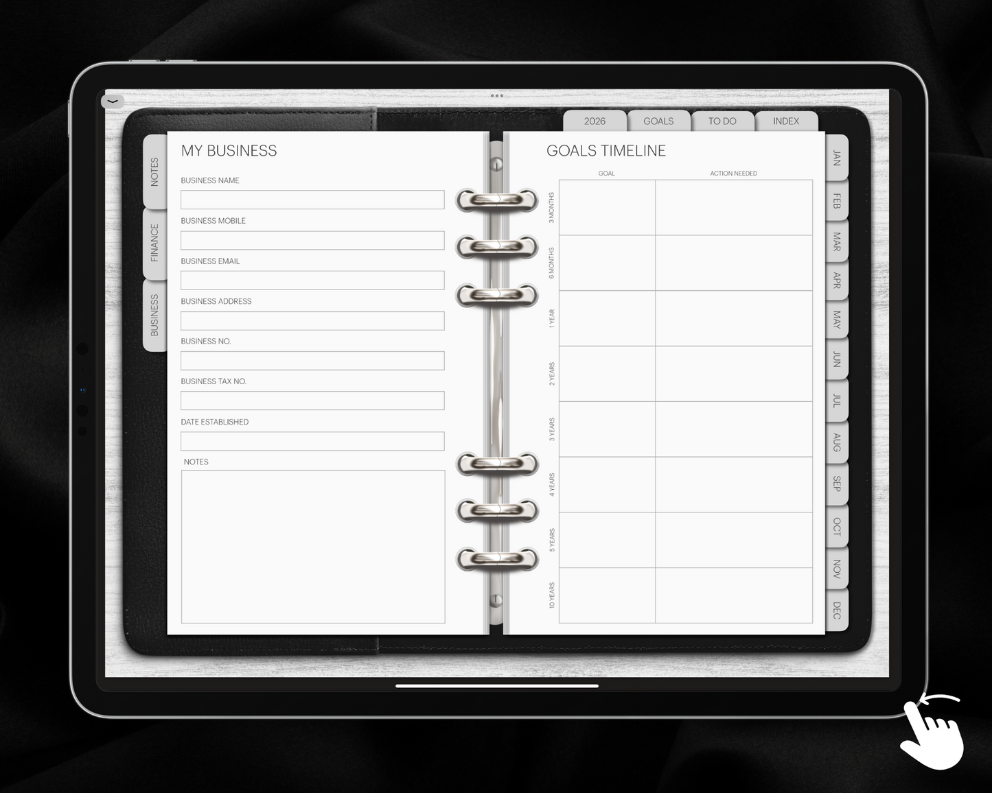 2026 DIGITAL Beauty Business Planner
