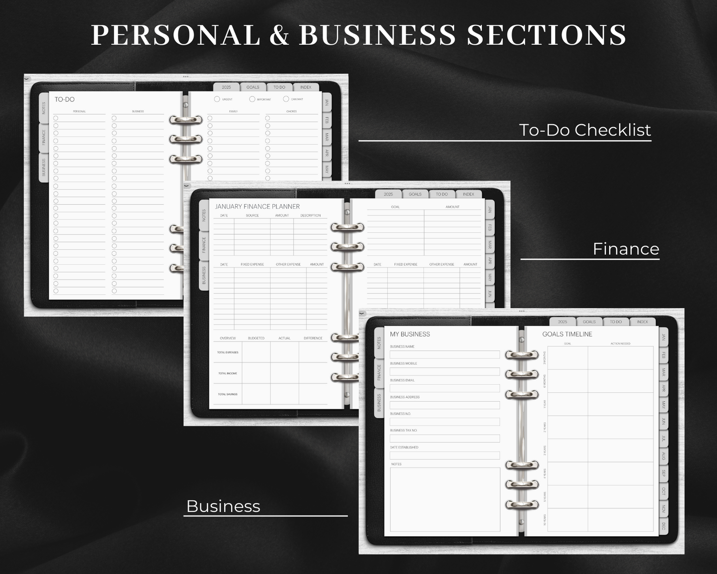 2025 DIGITAL Business, Personal & Service Planner