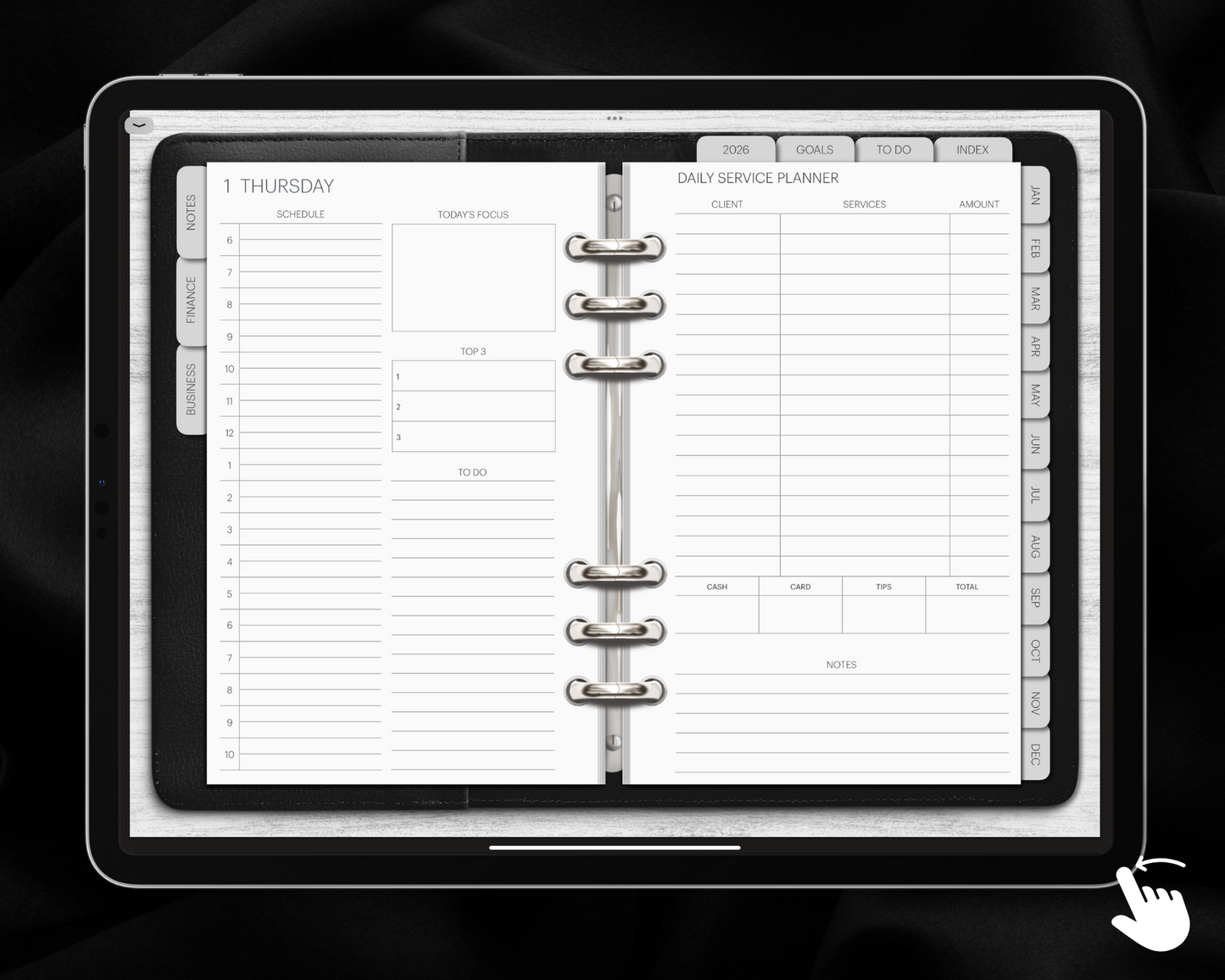 2026 DIGITAL Beauty Business Planner