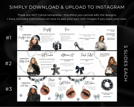 Christmas Carousel Lash Tech Pack (BLACK)